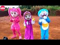Badut Lucu Doraemon Badut Masha & Sailor Moon Pink Badut Mampang Boneka Mampang TikTok Clowns Dance