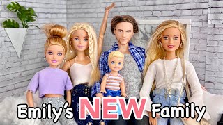 Emily’s NEW Family!! Barbie Doll Transformations| Emily \u0026 Friends| Barbie Doll Videos