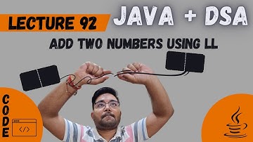 L -92 Add two numbers | leetcode | linked list | Java DSA Placement | FAANG