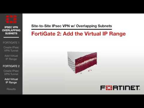 FortiGate Cookbook IPsec VPN W Overlapping Subnets 5 2