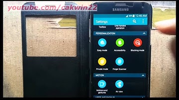 Samsung Galaxy S5 : How to turn on air wake up (Android Phone)