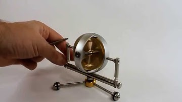 Super Gyroscope in Gimbals with attachment for weight - From Gyroscope.com