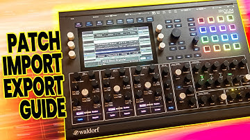 Waldorf Iridium Import/Export Patches Guide // Tefty & Meems Sample Pack