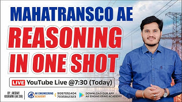 REASONING IN ONE SHOT | MAHATRANSCO AE | CIDCO | BY AKSHAY KULKARNI (AK SIR)