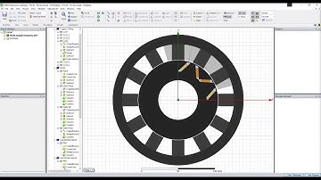 Demo: Draw of AnsysQ12p8 tooth-coil machine in Ansys Electronics