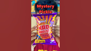 Mystery Pickle Challenge! 🥵 Can You Guess the Flavour? #bingo