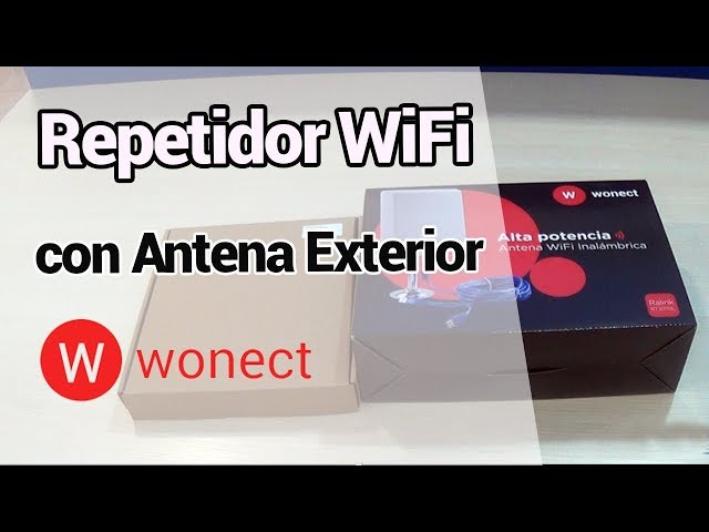 Router WiFi Wonect R7 con conexión USB para antenas WiFi exterior 2.4Ghz  5Ghz Repetidor inalambrico📶 