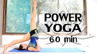 Power Yoga NIVEL INTERMEDIO rutina completa 60 min para todo cuerpo | con Elena Malova