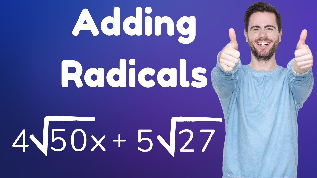 How To Add And Subtract Radicals With Solved Examples YouTube How To Add And Subtract Radicals With Solved Examples YouTube