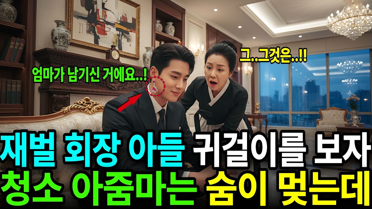 재벌 회장 아들의 귀걸이를 보고 청소부는 깜짝 놀랍니다. 그것은 10년전 실종된 자신의 딸의 귀걸이였기 때문이죠... I  오디오북  I  감동사연  I  반전사연  I