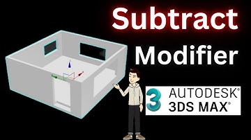 3dsMax Pro Boolean Subtract Modifier | 3dsMax Tutorials | 3dsMax Modifiers