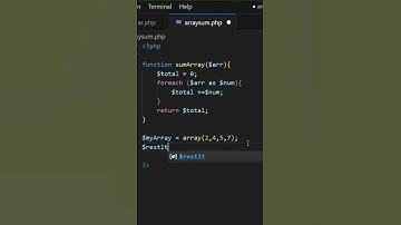 Array Sum With PHP . #php #html #css #coding #coder #viral #reels #python #design #development
