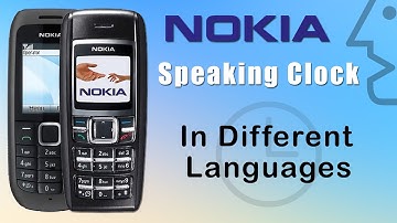 Nokia Speaking Clock in different languages | Nokia 1600 & 1616 Speaking Clock