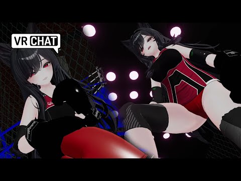 Black and red Brawler go's all out VRchat POV BOXING