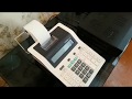 Printing calculator Citizen CX 121N- калькулятор Citizen CX-121N - демо.
