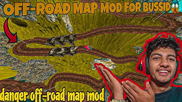 Off- ROAD MAP MOD FOR BUSSID😯😱//danger offroad map mod for bus simulator indionasia
