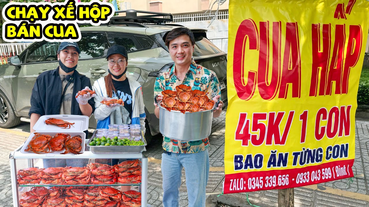 Hot Trend Cua Hấp 45K Đổ Bộ Hóc Môn 2 Em Gái Chơi Lớn Đi Xe Hơi Bán Vỉa Hè