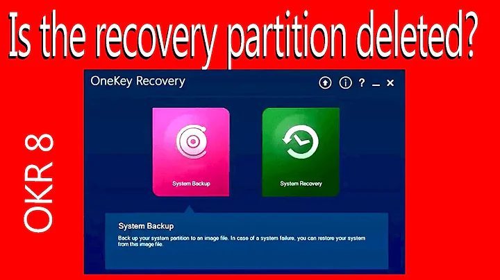 👉Lenovo laptop Create Recovery Partition Original ,if deleted okr8