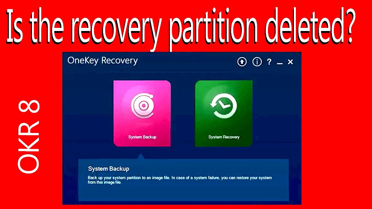 lenovo onekey recovery backup