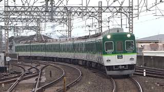 【現在運用離脱中】京阪2200系2217編成 萱島入線