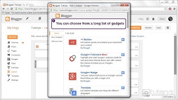 How to add gadgets with Blogger ?