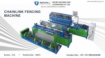 Chain link fencing machine | High speed #chainlinkfencemachine #pvcwirefence