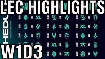 LEC Winter 2023 W1D3 Highlights ALL GAMES - TH vs SK, BDS vs XL, G2 vs AST, KOI vs FNC, MAD vs VIT