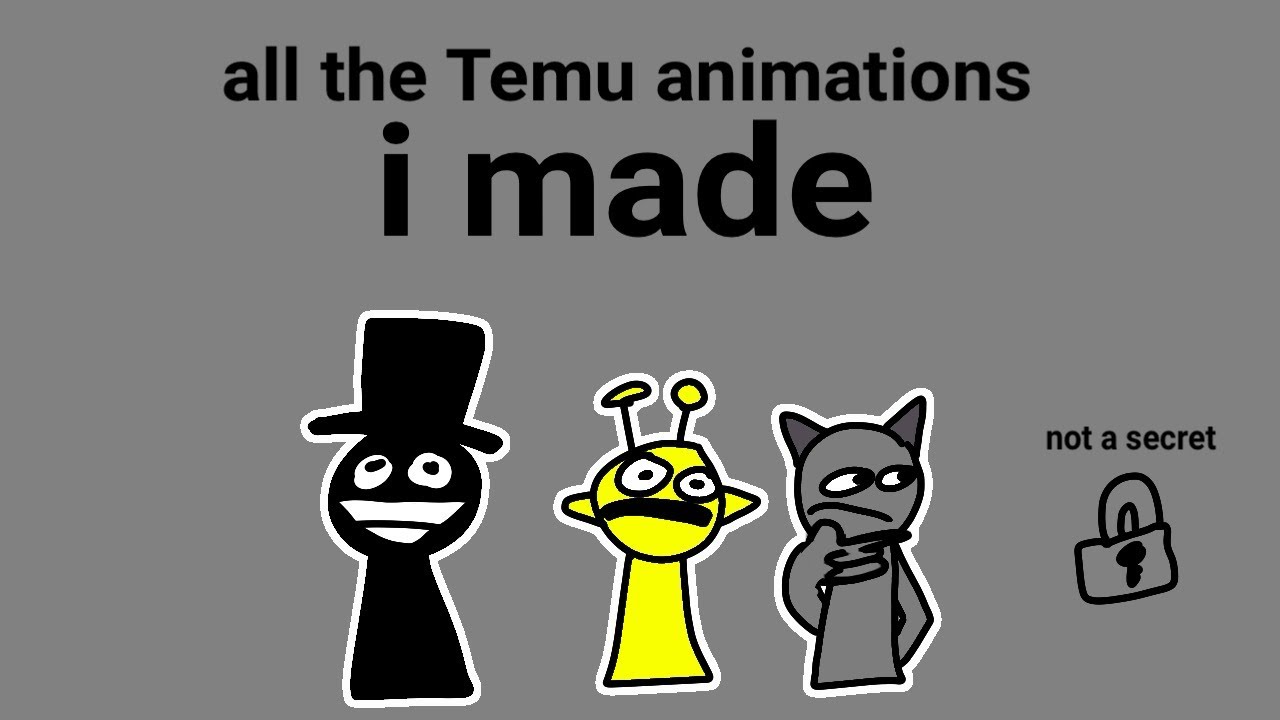 Temu Animation Temu Sprunki animation made by me - YouTube