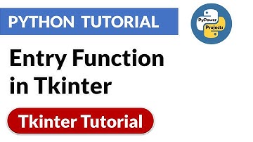 Entry Function in Tkinter | Tkinter Python Tutorial | PyPower