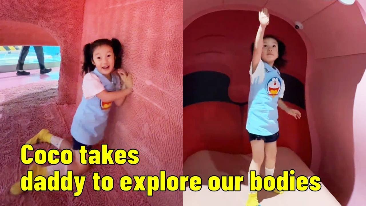 Coco takes daddy to explore our bodies.