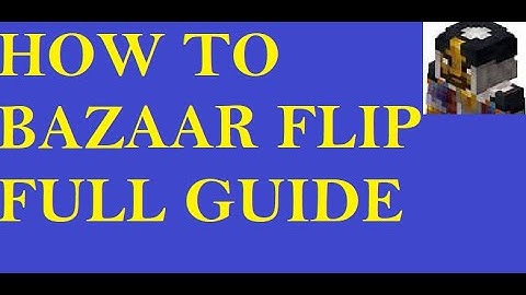 How to Bazaar flip full guide - Hypixel Skyblock