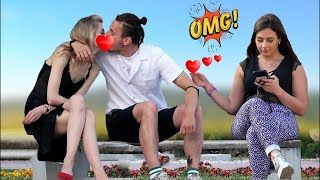 Best Hand Touching in the park Prank 😛 just for laughs-