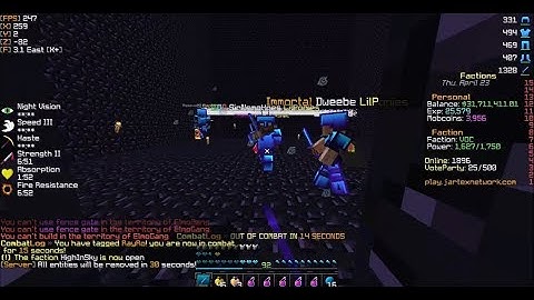 JartexNetwork Factions - Smacking 