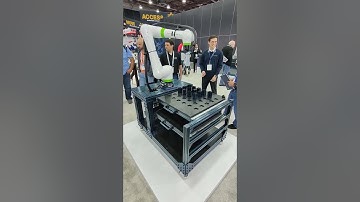 Automate 2023 - Vention / FANUC CRX-10iA - Machine Tending Station