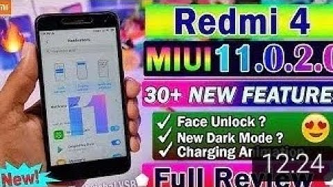 Redmi 4 miui 11 update | face unlock , portrait mode dual 4g|@U.D Technical Point