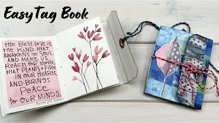 DIY Watercolor Tag Book Anyone Can Create
