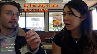 BBNO$ tries Whataburger for the first time with Emily