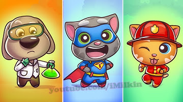 Talking Tom Candy  - Gameplay Walkthrough - When Pro Play Game NOOB VS PRO VS HACKER VS GOD in Game