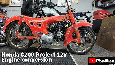 1966 Honda C200 Project Bike 12v Conversion