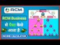 Rcm se paisa kaise aata hai  rcm me income kaise aata hai  rcm income calculation