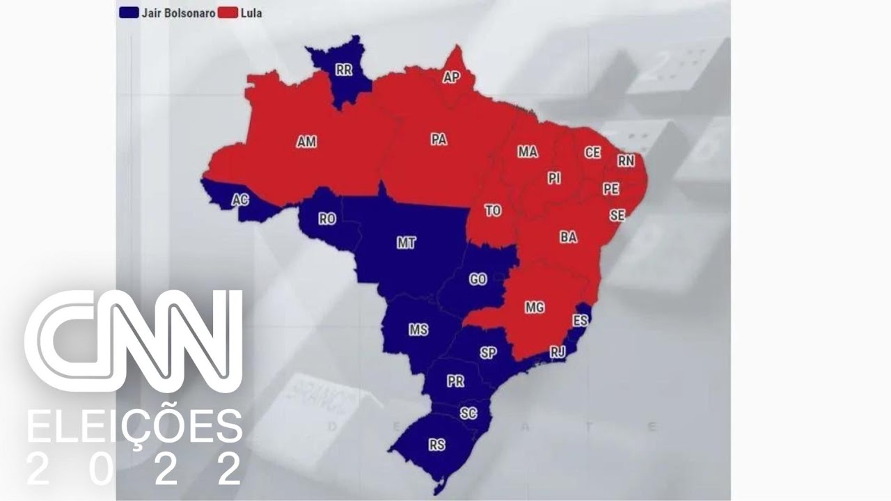 Veja estados onde Lula e Bolsonaro cresceram em relação a eleições anteriores | CNN 360º