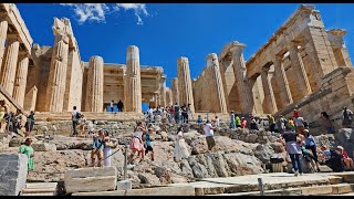 Athens Acropolis & Parthenon walking tour in 4k.