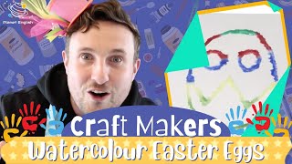 Salt Painted Easter Egg | Crafts for Kids Wealth