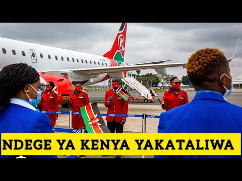 Ndege Ya Kenya Kuelekea Tanzania Yarudi JKIA Kati Kati Ya Mawingu