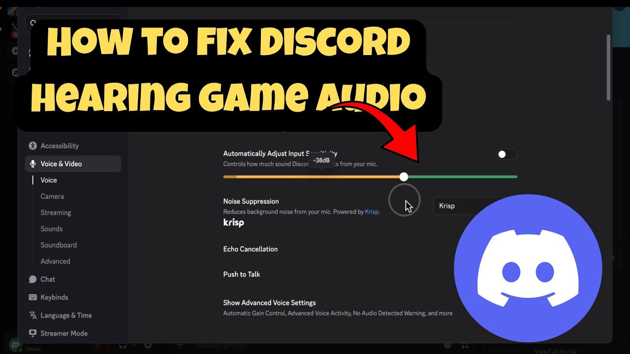 How to fix Discord hearing game audio - YouTube