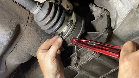 How to safety wire CV joint bolts