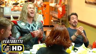 THE AVENGERS (2012) Filming the Shawarma Scene [HD] Behind the Scenes