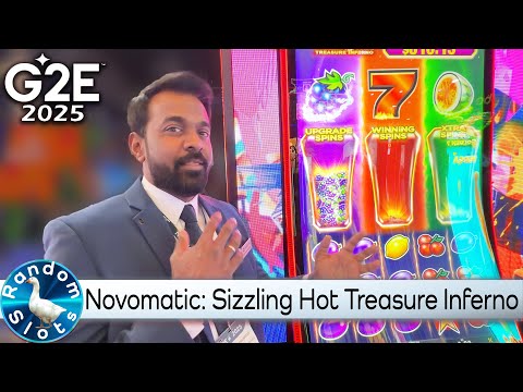 Novomatic, Sizzling Hot Treasure Inferno, #G2E2025 Slot Machine Preview