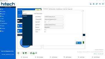 Hitech billsoft email setup