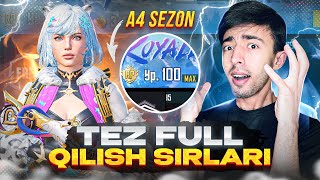 A4 RP TEZ FULL QILISH SIRI 🥵 PUBG MOBILE!!!